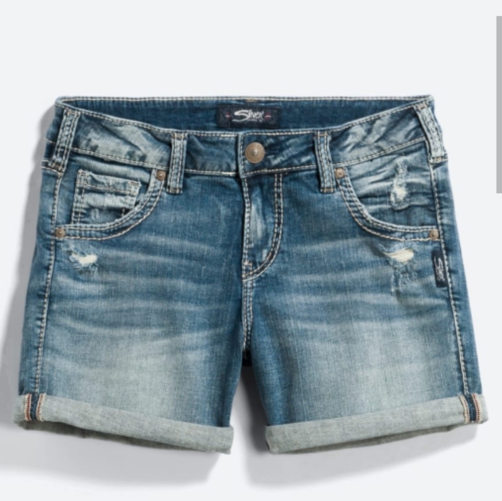 Boyfriend Mid Rise Shorts